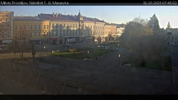 Město Prostějov - Náměstí T. G. Masaryka - 31.10.2025 v 07:45 Město Prostějov - Náměstí T. G. Masaryka - 31.10.2025 v 07:45