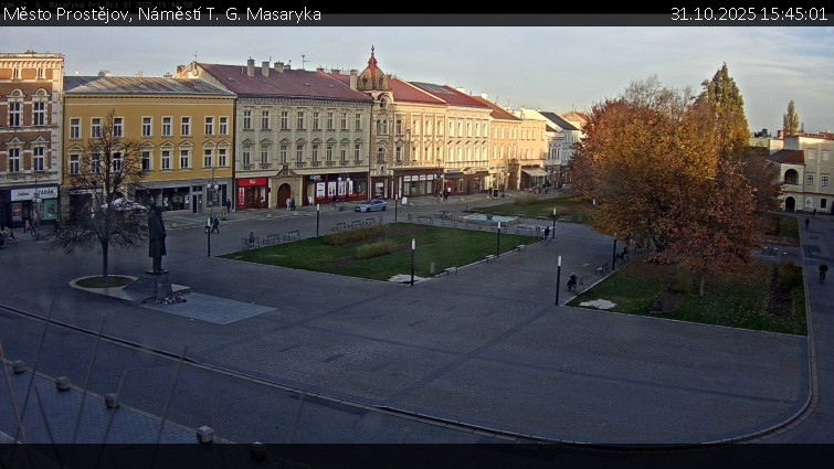 Město Prostějov - Náměstí T. G. Masaryka - 31.10.2025 v 15:45 Město Prostějov - Náměstí T. G. Masaryka - 31.10.2025 v 15:45