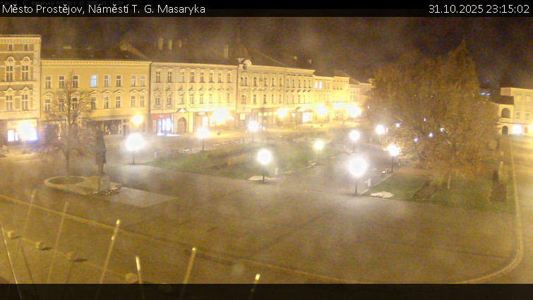 Město Prostějov - Náměstí T. G. Masaryka - 31.10.2025 v 23:15 Město Prostějov - Náměstí T. G. Masaryka - 31.10.2025 v 23:15