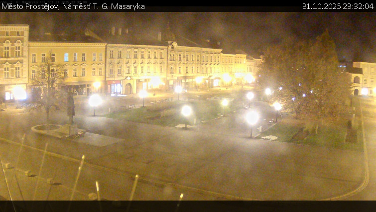 Město Prostějov - Náměstí T. G. Masaryka - 31.10.2025 v 23:32 Město Prostějov - Náměstí T. G. Masaryka - 31.10.2025 v 23:32