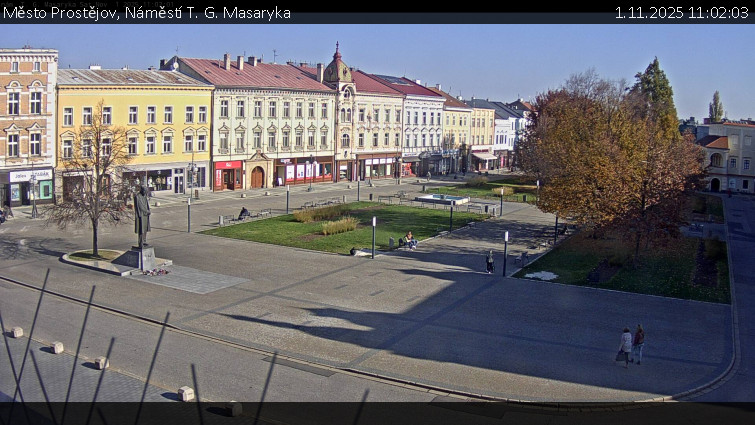Město Prostějov - Náměstí T. G. Masaryka - 1.11.2025 v 11:02 Město Prostějov - Náměstí T. G. Masaryka - 1.11.2025 v 11:02
