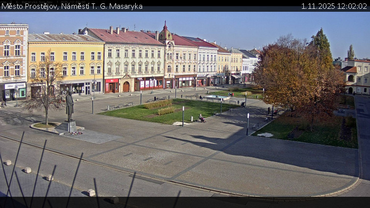 Město Prostějov - Náměstí T. G. Masaryka - 1.11.2025 v 12:02 Město Prostějov - Náměstí T. G. Masaryka - 1.11.2025 v 12:02