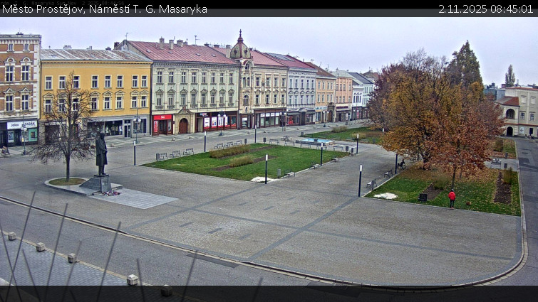 Město Prostějov - Náměstí T. G. Masaryka - 2.11.2025 v 08:45 Město Prostějov - Náměstí T. G. Masaryka - 2.11.2025 v 08:45