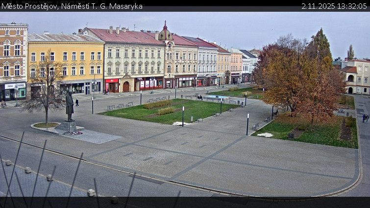 Město Prostějov - Náměstí T. G. Masaryka - 2.11.2025 v 13:32 Město Prostějov - Náměstí T. G. Masaryka - 2.11.2025 v 13:32