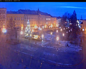 Město Prostějov - Náměstí T. G. Masaryka - 7.1.2026 v 07:15 Město Prostějov - Náměstí T. G. Masaryka - 7.1.2026 v 07:15