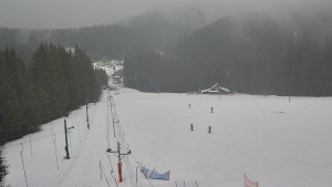 Skiareál Mezivodí - Celkový pohled - 1.2.2024 v 14:00
