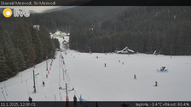 Skiareál Mezivodí - Ski Mezivodí - 11.1.2025 v 12:00 Skiareál Mezivodí - Ski Mezivodí - 11.1.2025 v 12:00