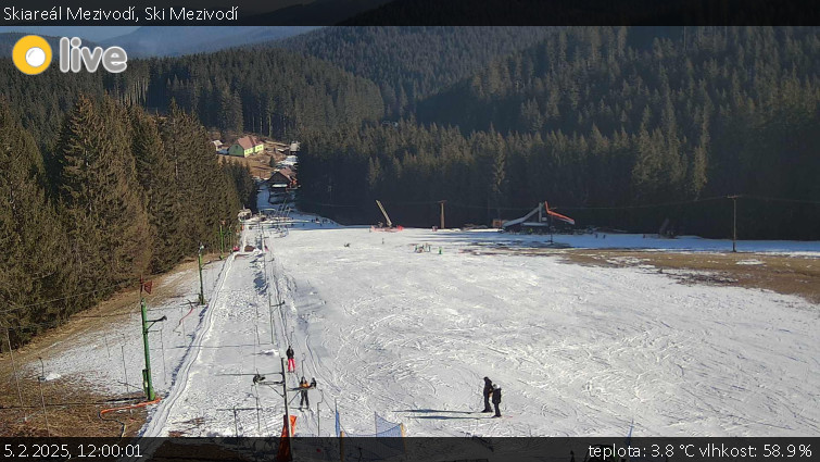 Skiareál Mezivodí - Ski Mezivodí - 5.2.2025 v 12:00 Skiareál Mezivodí - Ski Mezivodí - 5.2.2025 v 12:00