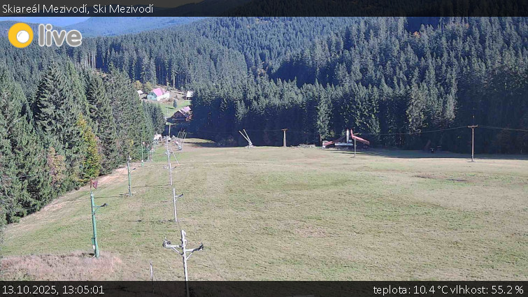 Skiareál Mezivodí - Ski Mezivodí - 13.10.2025 v 13:05 Skiareál Mezivodí - Ski Mezivodí - 13.10.2025 v 13:05