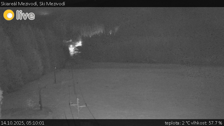 Skiareál Mezivodí - Ski Mezivodí - 14.10.2025 v 05:10 Skiareál Mezivodí - Ski Mezivodí - 14.10.2025 v 05:10