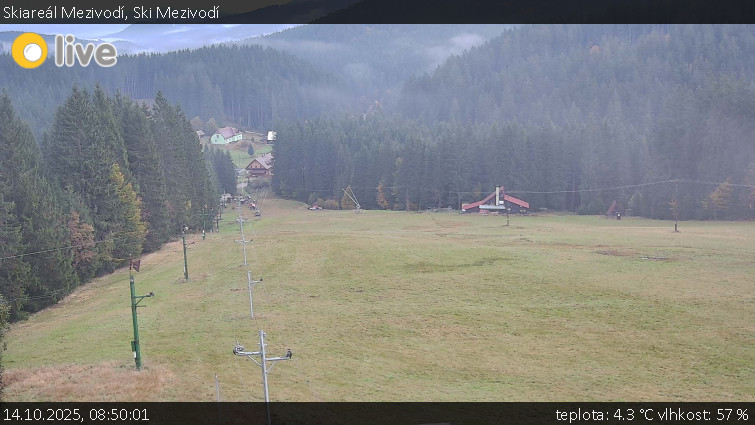 Skiareál Mezivodí - Ski Mezivodí - 14.10.2025 v 08:50 Skiareál Mezivodí - Ski Mezivodí - 14.10.2025 v 08:50