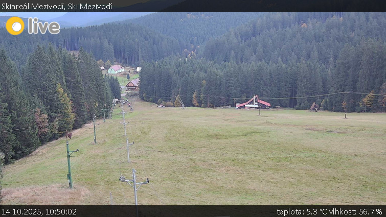 Skiareál Mezivodí - Ski Mezivodí - 14.10.2025 v 10:50 Skiareál Mezivodí - Ski Mezivodí - 14.10.2025 v 10:50