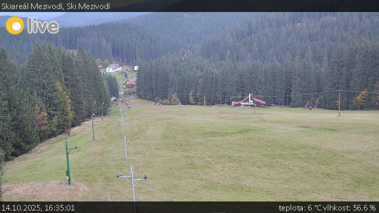 Skiareál Mezivodí - Ski Mezivodí - 14.10.2025 v 16:35 Skiareál Mezivodí - Ski Mezivodí - 14.10.2025 v 16:35