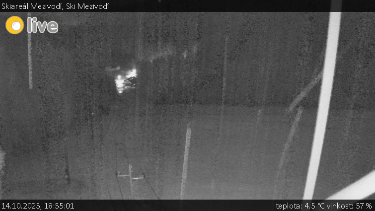 Skiareál Mezivodí - Ski Mezivodí - 14.10.2025 v 18:55 Skiareál Mezivodí - Ski Mezivodí - 14.10.2025 v 18:55