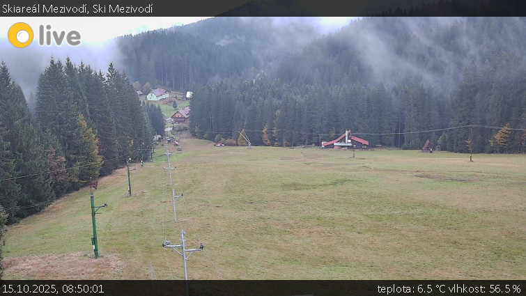 Skiareál Mezivodí - Ski Mezivodí - 15.10.2025 v 08:50 Skiareál Mezivodí - Ski Mezivodí - 15.10.2025 v 08:50