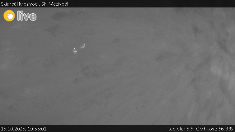 Skiareál Mezivodí - Ski Mezivodí - 15.10.2025 v 19:55 Skiareál Mezivodí - Ski Mezivodí - 15.10.2025 v 19:55
