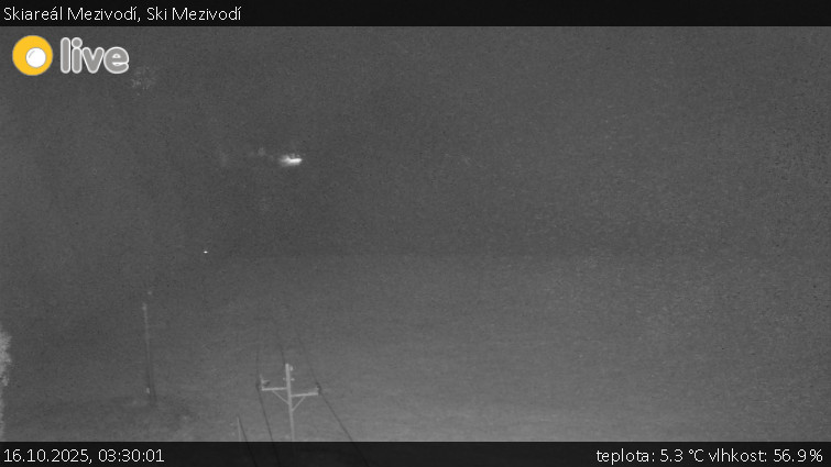 Skiareál Mezivodí - Ski Mezivodí - 16.10.2025 v 03:30 Skiareál Mezivodí - Ski Mezivodí - 16.10.2025 v 03:30