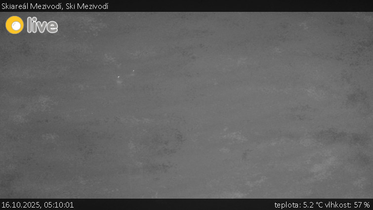 Skiareál Mezivodí - Ski Mezivodí - 16.10.2025 v 05:10 Skiareál Mezivodí - Ski Mezivodí - 16.10.2025 v 05:10