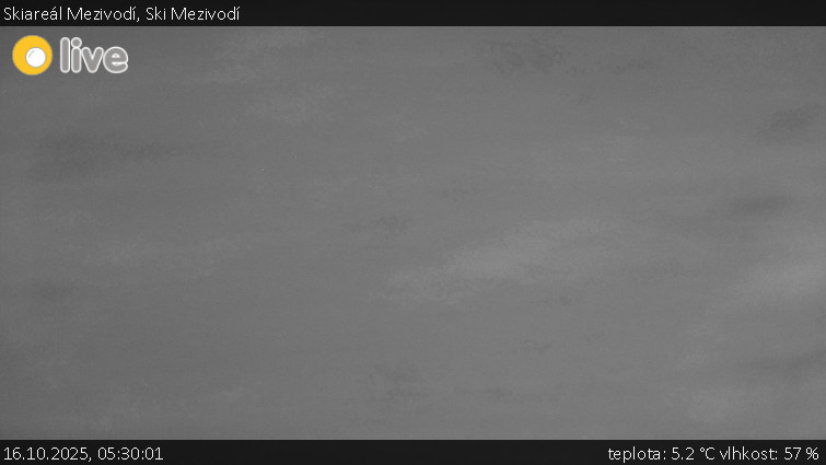 Skiareál Mezivodí - Ski Mezivodí - 16.10.2025 v 05:30 Skiareál Mezivodí - Ski Mezivodí - 16.10.2025 v 05:30