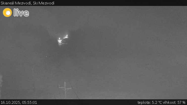 Skiareál Mezivodí - Ski Mezivodí - 16.10.2025 v 05:55 Skiareál Mezivodí - Ski Mezivodí - 16.10.2025 v 05:55