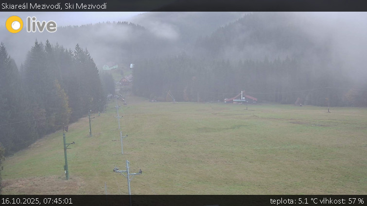 Skiareál Mezivodí - Ski Mezivodí - 16.10.2025 v 07:45 Skiareál Mezivodí - Ski Mezivodí - 16.10.2025 v 07:45