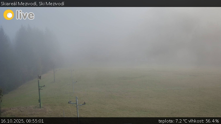 Skiareál Mezivodí - Ski Mezivodí - 16.10.2025 v 08:55 Skiareál Mezivodí - Ski Mezivodí - 16.10.2025 v 08:55