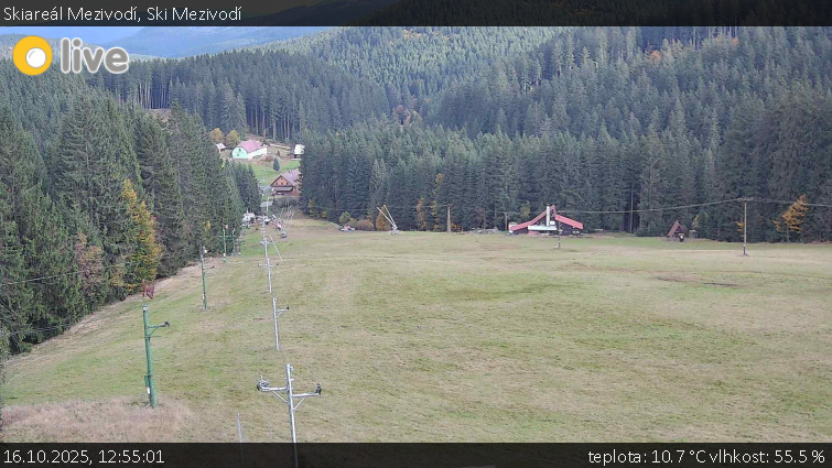 Skiareál Mezivodí - Ski Mezivodí - 16.10.2025 v 12:55 Skiareál Mezivodí - Ski Mezivodí - 16.10.2025 v 12:55