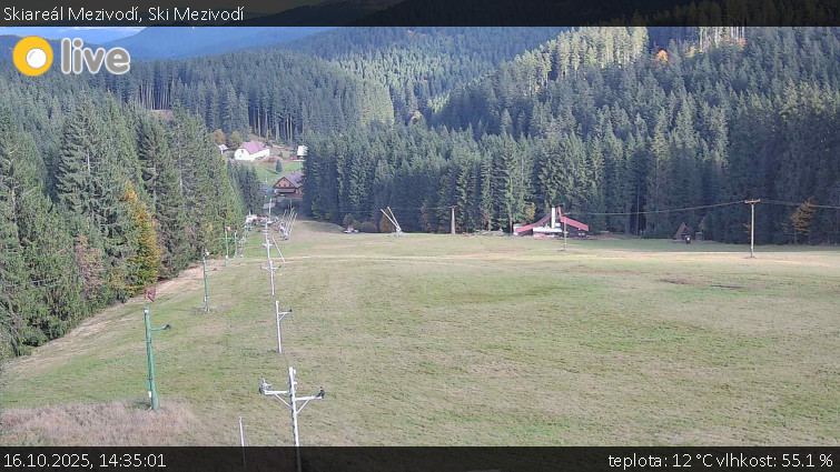 Skiareál Mezivodí - Ski Mezivodí - 16.10.2025 v 14:35 Skiareál Mezivodí - Ski Mezivodí - 16.10.2025 v 14:35