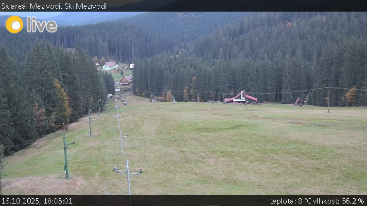 Skiareál Mezivodí - Ski Mezivodí - 16.10.2025 v 18:05 Skiareál Mezivodí - Ski Mezivodí - 16.10.2025 v 18:05