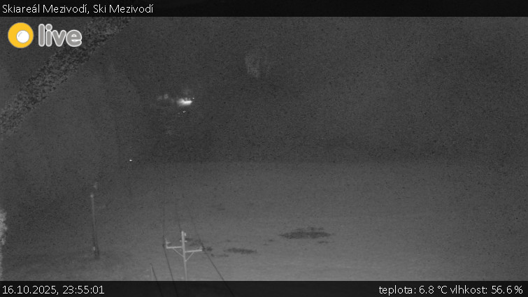Skiareál Mezivodí - Ski Mezivodí - 16.10.2025 v 23:55 Skiareál Mezivodí - Ski Mezivodí - 16.10.2025 v 23:55