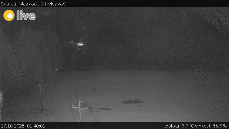 Skiareál Mezivodí - Ski Mezivodí - 17.10.2025 v 01:40 Skiareál Mezivodí - Ski Mezivodí - 17.10.2025 v 01:40