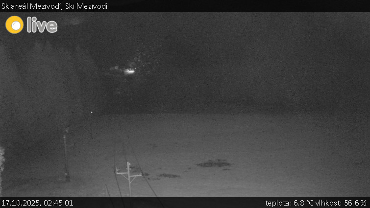Skiareál Mezivodí - Ski Mezivodí - 17.10.2025 v 02:45 Skiareál Mezivodí - Ski Mezivodí - 17.10.2025 v 02:45