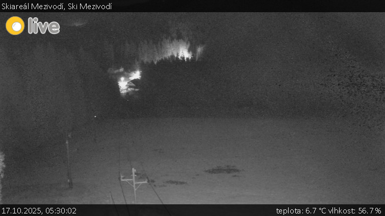 Skiareál Mezivodí - Ski Mezivodí - 17.10.2025 v 05:30 Skiareál Mezivodí - Ski Mezivodí - 17.10.2025 v 05:30