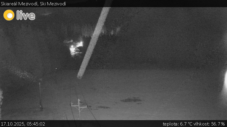 Skiareál Mezivodí - Ski Mezivodí - 17.10.2025 v 05:45 Skiareál Mezivodí - Ski Mezivodí - 17.10.2025 v 05:45