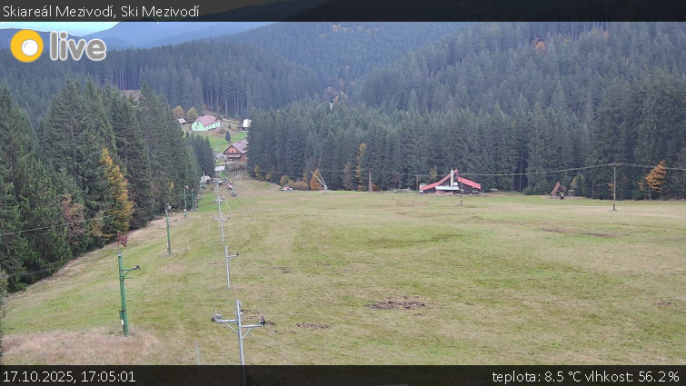 Skiareál Mezivodí - Ski Mezivodí - 17.10.2025 v 17:05 Skiareál Mezivodí - Ski Mezivodí - 17.10.2025 v 17:05