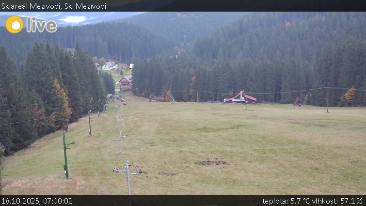 Skiareál Mezivodí - Ski Mezivodí - 18.10.2025 v 07:00 Skiareál Mezivodí - Ski Mezivodí - 18.10.2025 v 07:00