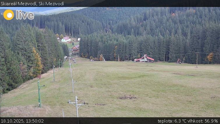 Skiareál Mezivodí - Ski Mezivodí - 18.10.2025 v 13:50 Skiareál Mezivodí - Ski Mezivodí - 18.10.2025 v 13:50