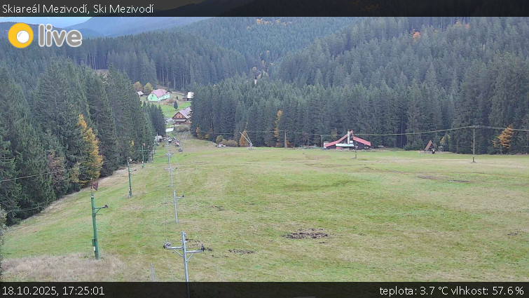 Skiareál Mezivodí - Ski Mezivodí - 18.10.2025 v 17:25 Skiareál Mezivodí - Ski Mezivodí - 18.10.2025 v 17:25