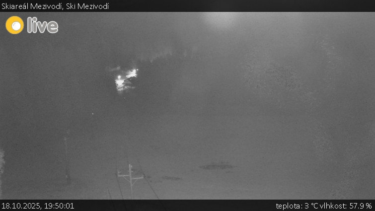 Skiareál Mezivodí - Ski Mezivodí - 18.10.2025 v 19:50 Skiareál Mezivodí - Ski Mezivodí - 18.10.2025 v 19:50