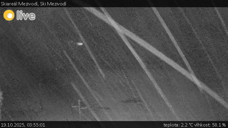 Skiareál Mezivodí - Ski Mezivodí - 19.10.2025 v 03:55 Skiareál Mezivodí - Ski Mezivodí - 19.10.2025 v 03:55