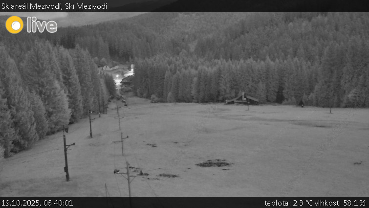 Skiareál Mezivodí - Ski Mezivodí - 19.10.2025 v 06:40 Skiareál Mezivodí - Ski Mezivodí - 19.10.2025 v 06:40