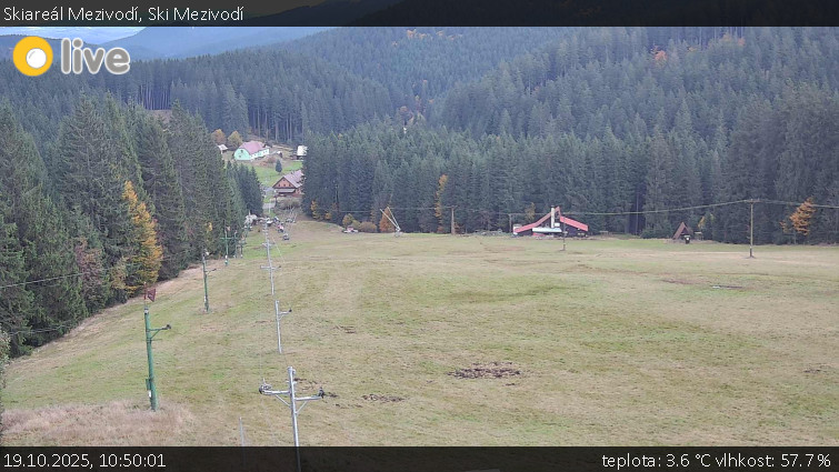 Skiareál Mezivodí - Ski Mezivodí - 19.10.2025 v 10:50 Skiareál Mezivodí - Ski Mezivodí - 19.10.2025 v 10:50