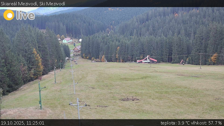 Skiareál Mezivodí - Ski Mezivodí - 19.10.2025 v 11:25 Skiareál Mezivodí - Ski Mezivodí - 19.10.2025 v 11:25