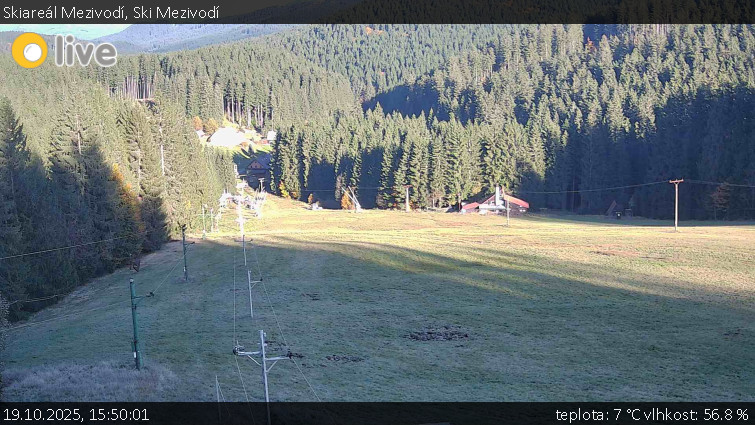 Skiareál Mezivodí - Ski Mezivodí - 19.10.2025 v 15:50 Skiareál Mezivodí - Ski Mezivodí - 19.10.2025 v 15:50