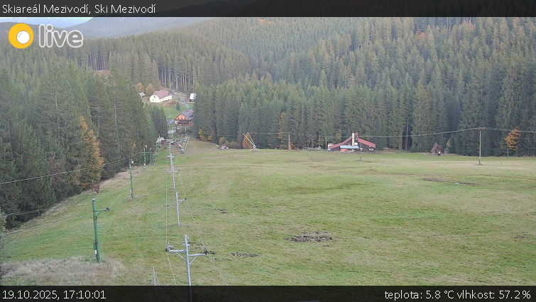 Skiareál Mezivodí - Ski Mezivodí - 19.10.2025 v 17:10 Skiareál Mezivodí - Ski Mezivodí - 19.10.2025 v 17:10