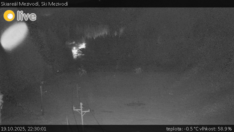 Skiareál Mezivodí - Ski Mezivodí - 19.10.2025 v 22:30 Skiareál Mezivodí - Ski Mezivodí - 19.10.2025 v 22:30