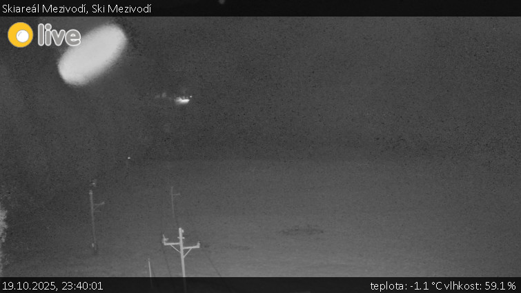 Skiareál Mezivodí - Ski Mezivodí - 19.10.2025 v 23:40 Skiareál Mezivodí - Ski Mezivodí - 19.10.2025 v 23:40