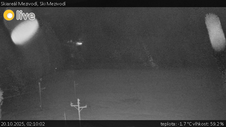 Skiareál Mezivodí - Ski Mezivodí - 20.10.2025 v 02:10 Skiareál Mezivodí - Ski Mezivodí - 20.10.2025 v 02:10