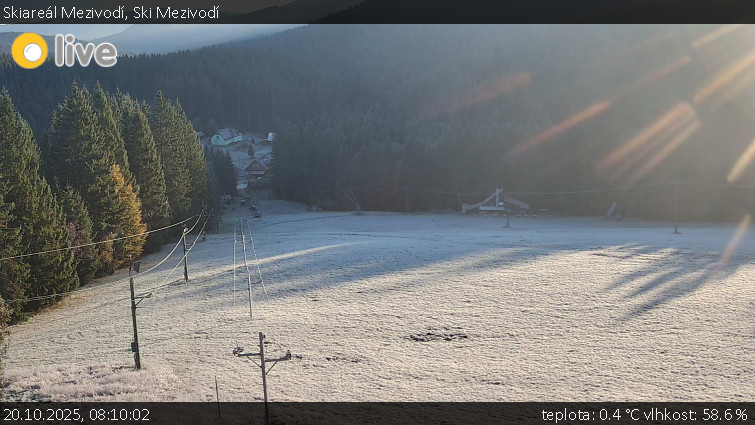 Skiareál Mezivodí - Ski Mezivodí - 20.10.2025 v 08:10 Skiareál Mezivodí - Ski Mezivodí - 20.10.2025 v 08:10