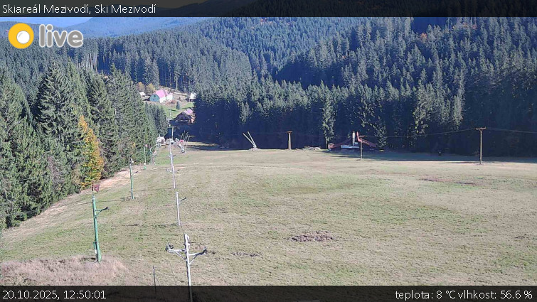 Skiareál Mezivodí - Ski Mezivodí - 20.10.2025 v 12:50 Skiareál Mezivodí - Ski Mezivodí - 20.10.2025 v 12:50